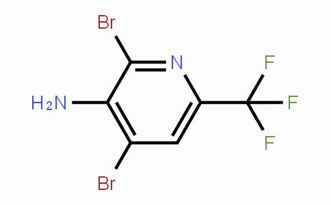 CAS No. 1214365-67-9, 2,4-Dibromo-6-(trifluoromethyl)pyridin-3-amine