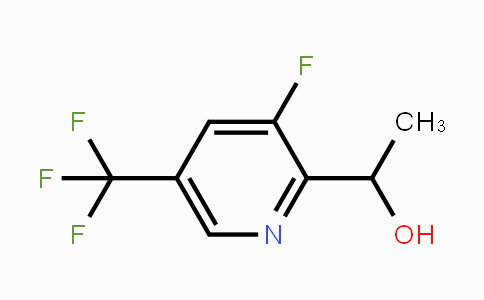 CAS No. 1805874-45-6, 1-(3-Fluoro-5-(trifluoromethyl)pyridin-2-yl)ethanol