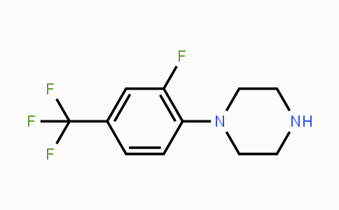 CAS No. 817170-70-0, 1-(2-Fluoro-4-(trifluoromethyl)phenyl)piperazine