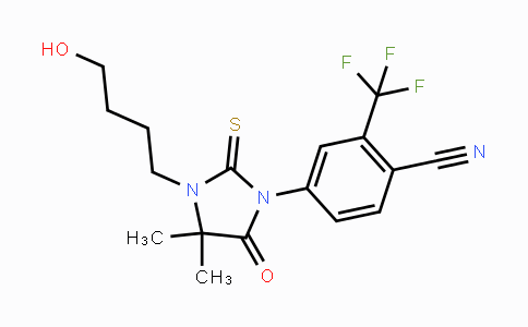 CAS No. 155180-53-3, 4-(3-(4-Hydroxybutyl)-4,4-dimethyl-5-oxo-2-thioxoimidazolidin-1-yl)-2-(trifluoromethyl)benzonitrile