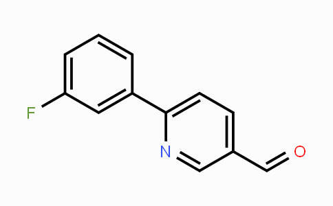 CAS No. 898795-81-8, 6-(3-Fluorophenyl)-3-pyridinecarbaldehyde