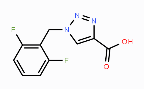 CAS No. 166196-11-8, 1-[(2,6-Difluorophenyl)methyl]-1H-1,2,3-triazole-4-carboxylic acid