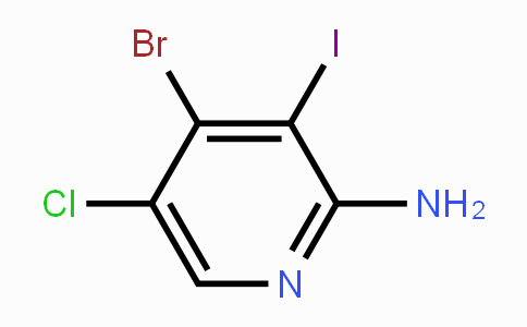 CAS No. 1187449-04-2, 4-bromo-5-chloro-3-iodopyridin-2-amine