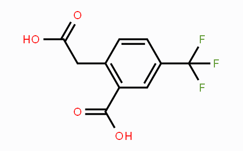 CAS No. 207804-91-9, 2-(Carboxymethyl)-5-(trifluoromethyl)benzoic acid