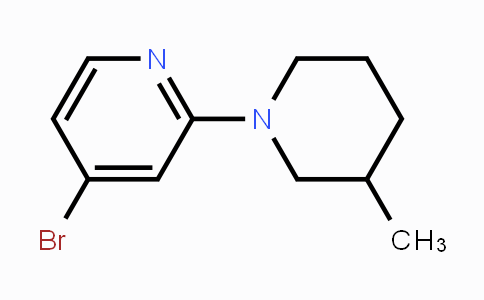 CAS No. 1142194-43-1, 4-Bromo-2-(3-methylpiperidin-1-yl)pyridine