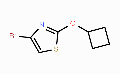 CAS No. 1159816-13-3, 4-Bromo-2-(cyclobutoxy)thiazole