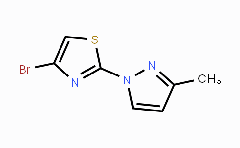 DY430478 | 1159816-57-5 | 4-Bromo-2-(3-methyl-1H-pyrazol-1-yl)thiazole