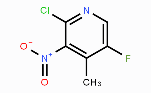 CAS No. 1003711-51-0, 2-Chloro-5-fluoro-4-methyl-3-nitropyridine