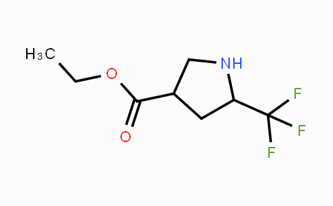 CAS No. 2110790-75-3, Ethyl 5-(trifluoromethyl)pyrrolidine-3-carboxylate