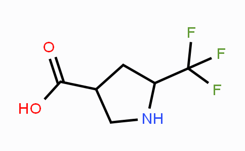 CAS No. 1251923-72-4, 5-(Trifluoromethyl)pyrrolidine-3-carboxylic acid