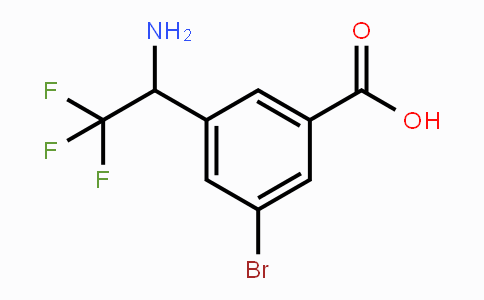CAS No. 1273601-45-8, 3-(1-Amino-2,2,2-trifluoroethyl)-5-bromobenzoic acid