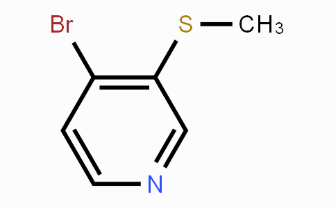 CAS No. 1394291-44-1, 4-Bromo-3-(methylthio)pyridine
