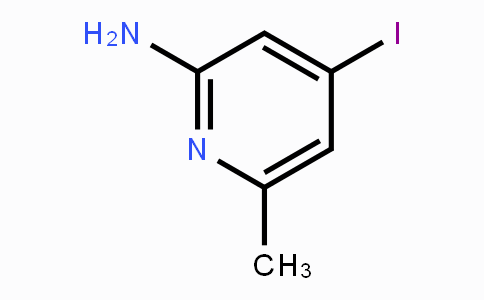 CAS No. 1227586-82-4, 2-Amino-4-iodo-6-methylpyridine