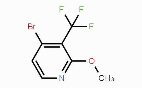 CAS No. 1211583-64-0, 4-Bromo-2-methoxy-3-(trifluoromethyl)pyridine
