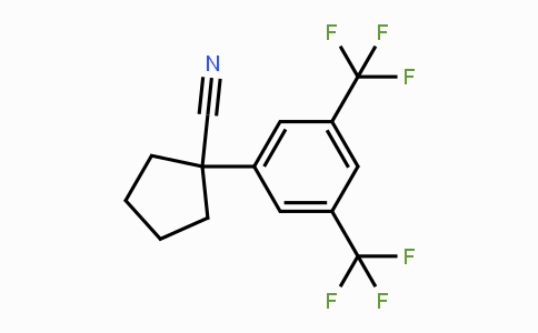 CAS No. 162781-04-6, 1-(3,5-Bis(trifluoromethyl)phenyl)cyclopentanecarbonitrile