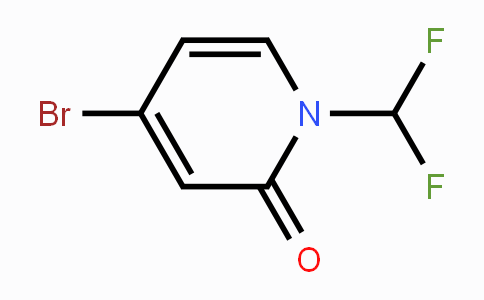 CAS No. 832735-57-6, 4-Bromo-1-(difluoromethyl)pyridin-2(1H)-one