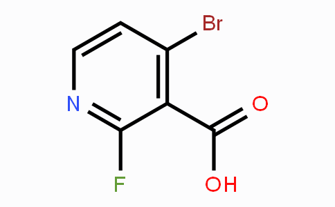 CAS No. 1256790-84-7, 4-Bromo-2-fluoropyridine-3-carboxylic acid