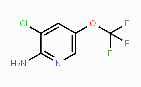 CAS No. 1361852-64-3, 3-Chloro-5-(trifluoromethoxy)pyridin-2-amine