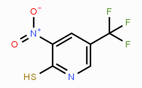 CAS No. 89571-67-5, 3-Nitro-5-(trifluoromethyl)pyridine-2-thiol