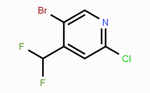 CAS No. 1374659-34-3, 5-Bromo-2-chloro-4-(difluoromethyl)pyridine