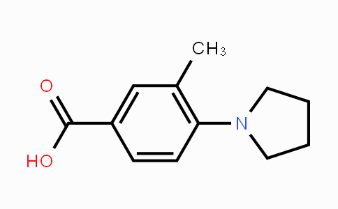CAS No. 943114-66-7, 3-Methyl-4-(pyrrolidin-1-yl)benzoic acid