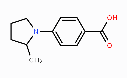 CAS No. 1183534-60-2, 4-(2-Methylpyrrolidin-1-yl)benzoic acid