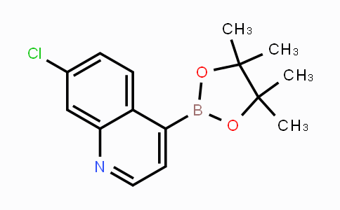 CAS No. 871125-83-6, 7-Chloroquinoline-4-boronic acid pinacol ester