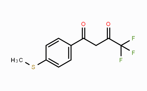 CAS No. 134731-32-1, 4,4,4-Trifluoro-1-(4-(methylthio)phenyl)butane-1,3-dione