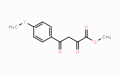 CAS No. 262851-25-2, Methyl 4-(4-(methylthio)phenyl)-2,4-dioxobutanoate