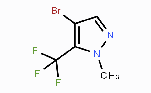 CAS No. 497832-98-1, 4-Bromo-1-methyl-5-(trifluoromethyl)-1H-pyrazole