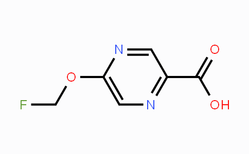 CAS No. 1174321-00-6, 5-(Fluoromethoxy)pyrazine-2-carboxylic acid
