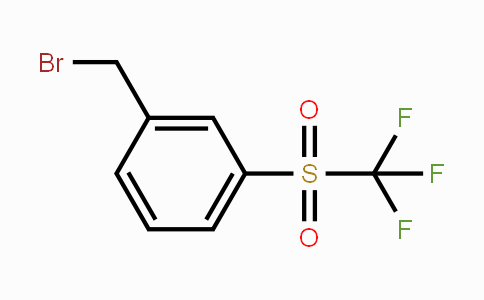 CAS No. 866208-07-3, 1-(Bromomethyl)-3-(trifluoromethylsulfonyl)benzene