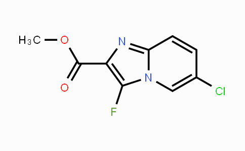 CAS No. 695202-42-7, 6-Chloro-3-fluoro-imidazo[1,2-a]pyridine-2-carboxylic acid methyl ester