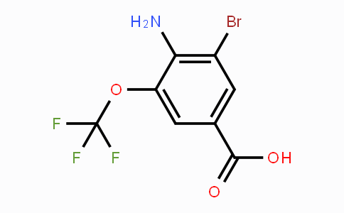 CAS No. 453565-89-4, 4-Amino-3-bromo-5-trifluoromethoxy-benzoic acid