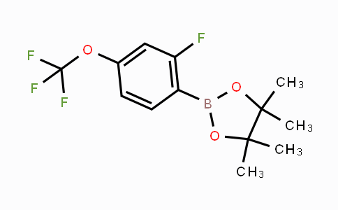 CAS No. 1073477-73-2, 2-(2-Fluoro-4-trifluoromethoxy-phenyl)-4,4,5,5-tetramethyl-[1,3,2]dioxaborolane