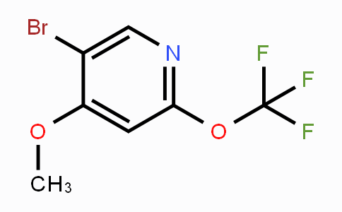CAS No. 1361492-67-2, 5-Bromo-4-methoxy-2-trifluoromethoxy-pyridine