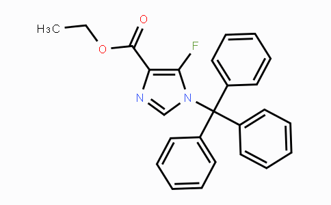 CAS No. 464924-62-7, 5-Fluoro-1-trityl-1H-imidazole-4-carboxylic acid ethyl ester