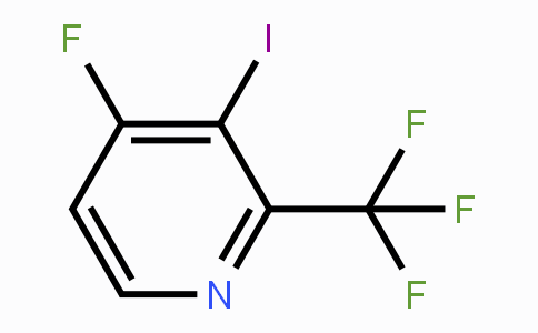 CAS No. 1227580-61-1, 4-Fluoro-3-iodo-2-trifluoromethyl-pyridine