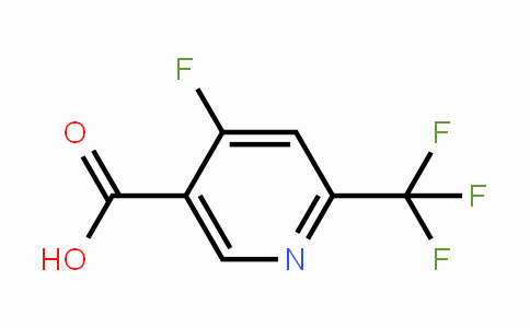 CAS No. 1105988-64-4, 4-Fluoro-6-trifluoromethyl-nicotinic acid