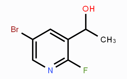 CAS No. 1111637-73-0, 1-(5-Bromo-2-fluoro-pyridin-3-yl)-ethanol