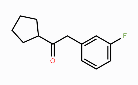 CAS No. 1176548-31-4, 1-Cyclopentyl-2-(3-fluoro-phenyl)-ethanone