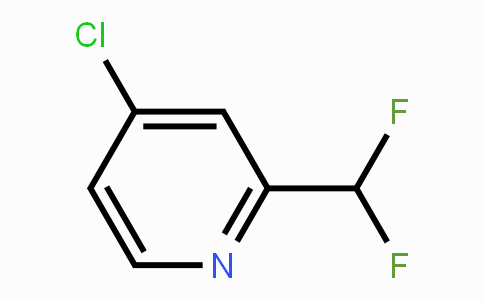 CAS No. 1193104-11-8, 4-Chloro-2-(difluoromethyl)pyridine