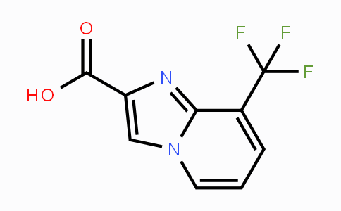CAS No. 1018828-72-2, 8-(Trifluoromethyl)imidazo[1,2-a]pyridine-2-carboxylic acid