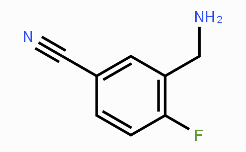 CAS No. 1016798-28-9, 3-(Aminomethyl)-4-fluorobenzonitrile