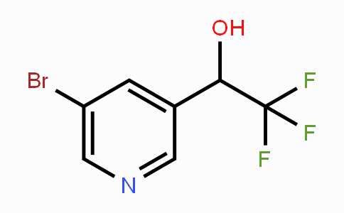CAS No. 1204234-60-5, 1-(5-Bromo-pyridin-3-yl)-2,2,2-trifluoro-ethanol