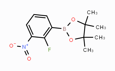 CAS No. 1189042-70-3, 2-(2-Fluoro-3-nitrophenyl)-4,4,5,5-tetramethyl-1,3,2-dioxaborolane