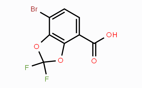 CAS No. 663933-99-1, 7-Bromo-2,2-difluorobenzo[d][1,3]dioxole-4-carboxylic acid