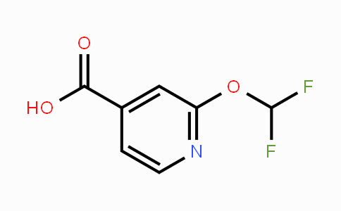 CAS No. 1211581-51-9, 2-(Difluoromethoxy)isonicotinic acid