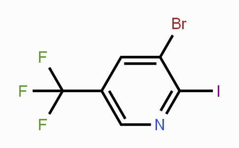CAS No. 1214383-73-9, 3-Bromo-2-iodo-5-(trifluoromethyl)pyridine