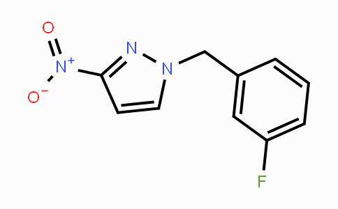 CAS No. 957354-40-4, 1-(3-Fluorobenzyl)-3-nitro-1H-pyrazole